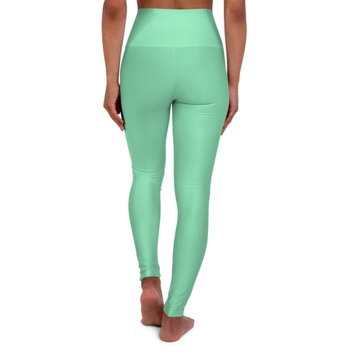 Women's High-Waist Fitness Leggings – Seafoam Green