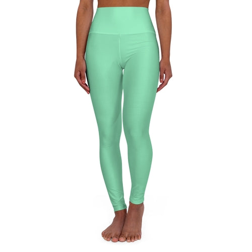 Women's High-Waist Fitness Leggings – Seafoam Green