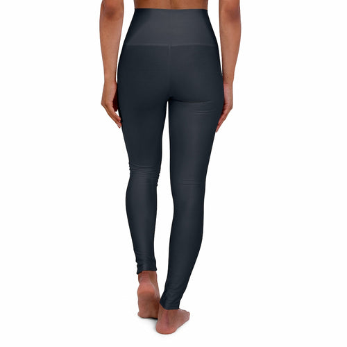 Women's Dark Blue High-Waist Leggings — Yoga & Fitness Pants