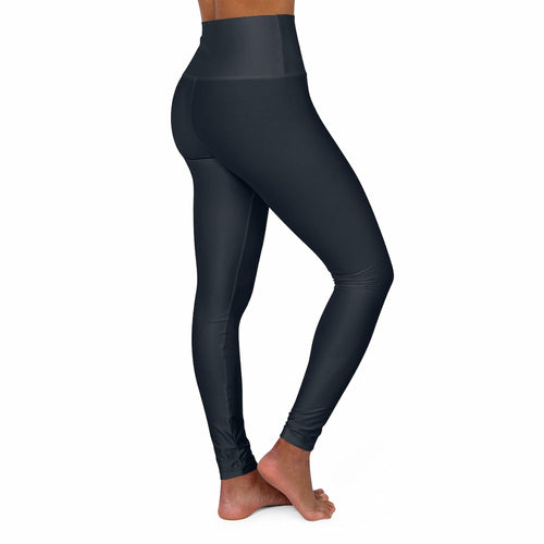 Women's Dark Blue High-Waist Leggings — Yoga & Fitness Pants