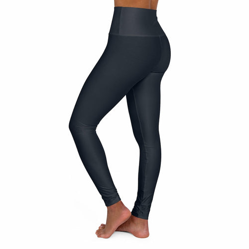 Women's Dark Blue High-Waist Leggings — Yoga & Fitness Pants