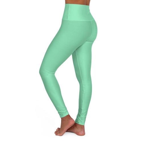 Women's High-Waist Fitness Leggings – Seafoam Green
