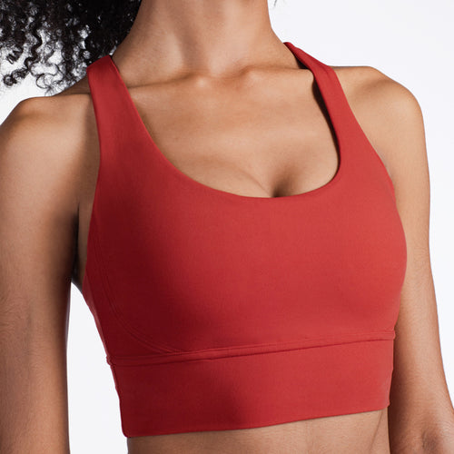 Cross-Back Sports Bra – High-Support Activewear for Women