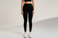 Women's High-Waist Cropped Leggings — Quick-Dry Nylon | Yoga & Fitness