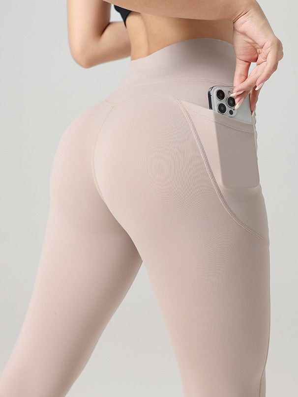 High-Waist Pocket Leggings | Breathable & Quick-Dry