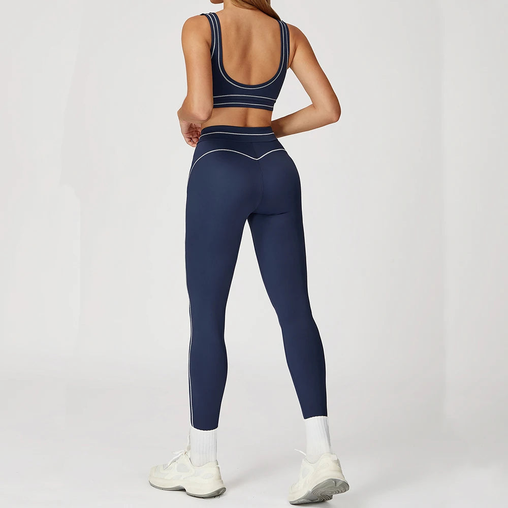 Women's 2-Piece Activewear Set — Sports Bra & High-Waist Leggings | Sculpting Fit