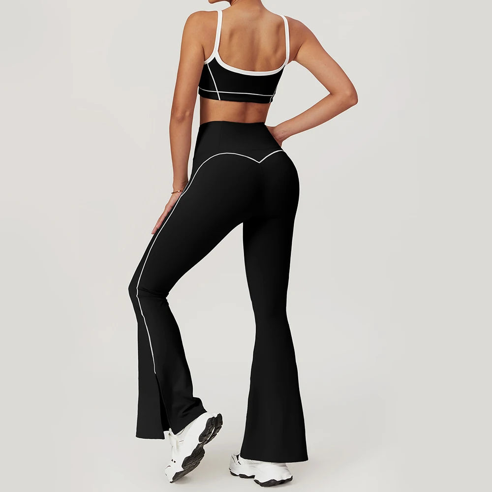 Women's 2-Piece Activewear Set — Sports Bra & High-Waist Leggings