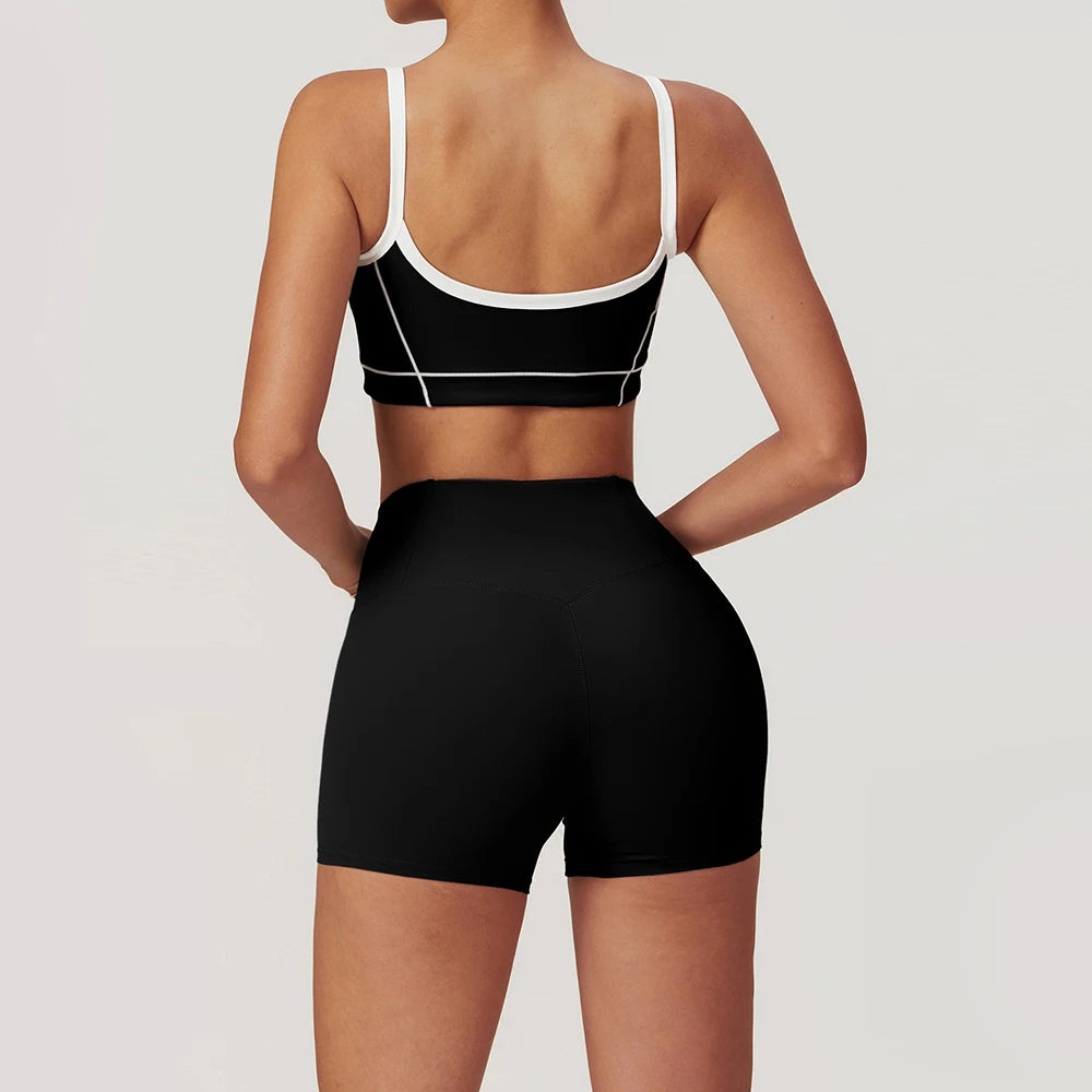 Women's 2-Piece Activewear Set — Sports Bra & Shorts