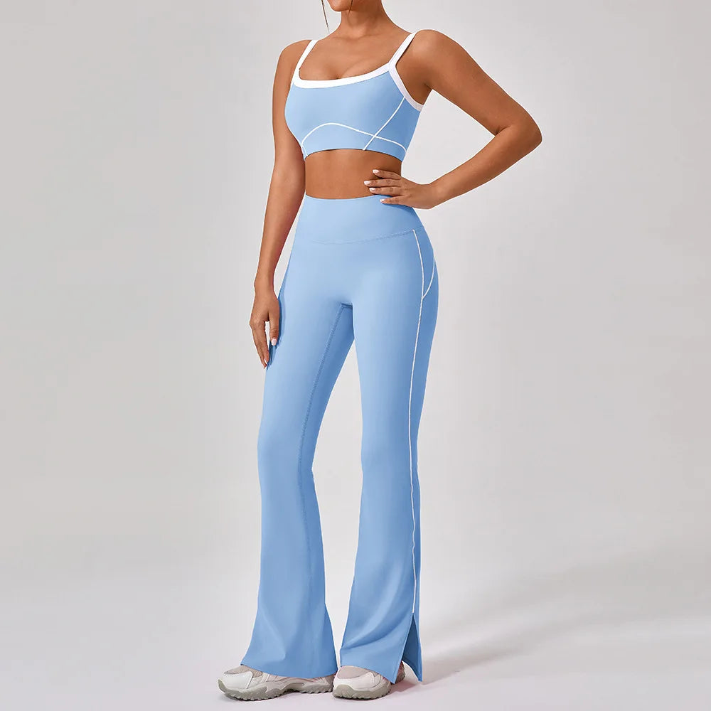 Women's 2-Piece Activewear Set — Sports Bra & High-Waist Leggings