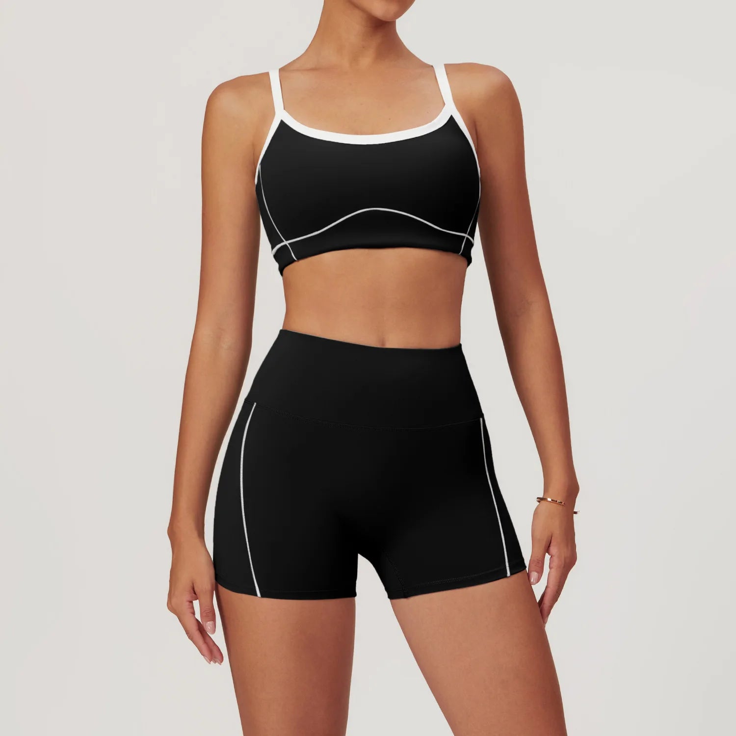 Women's 2-Piece Activewear Set — Sports Bra & Shorts