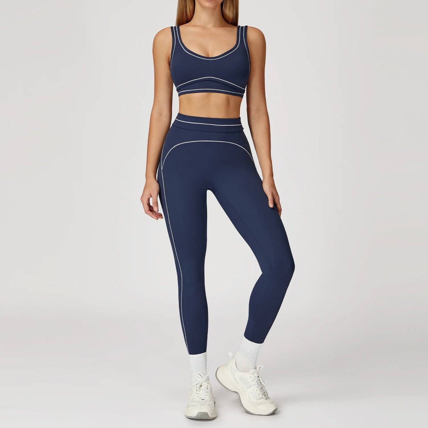 Women's 2-Piece Activewear Set — Sports Bra & High-Waist Leggings | Sculpting Fit