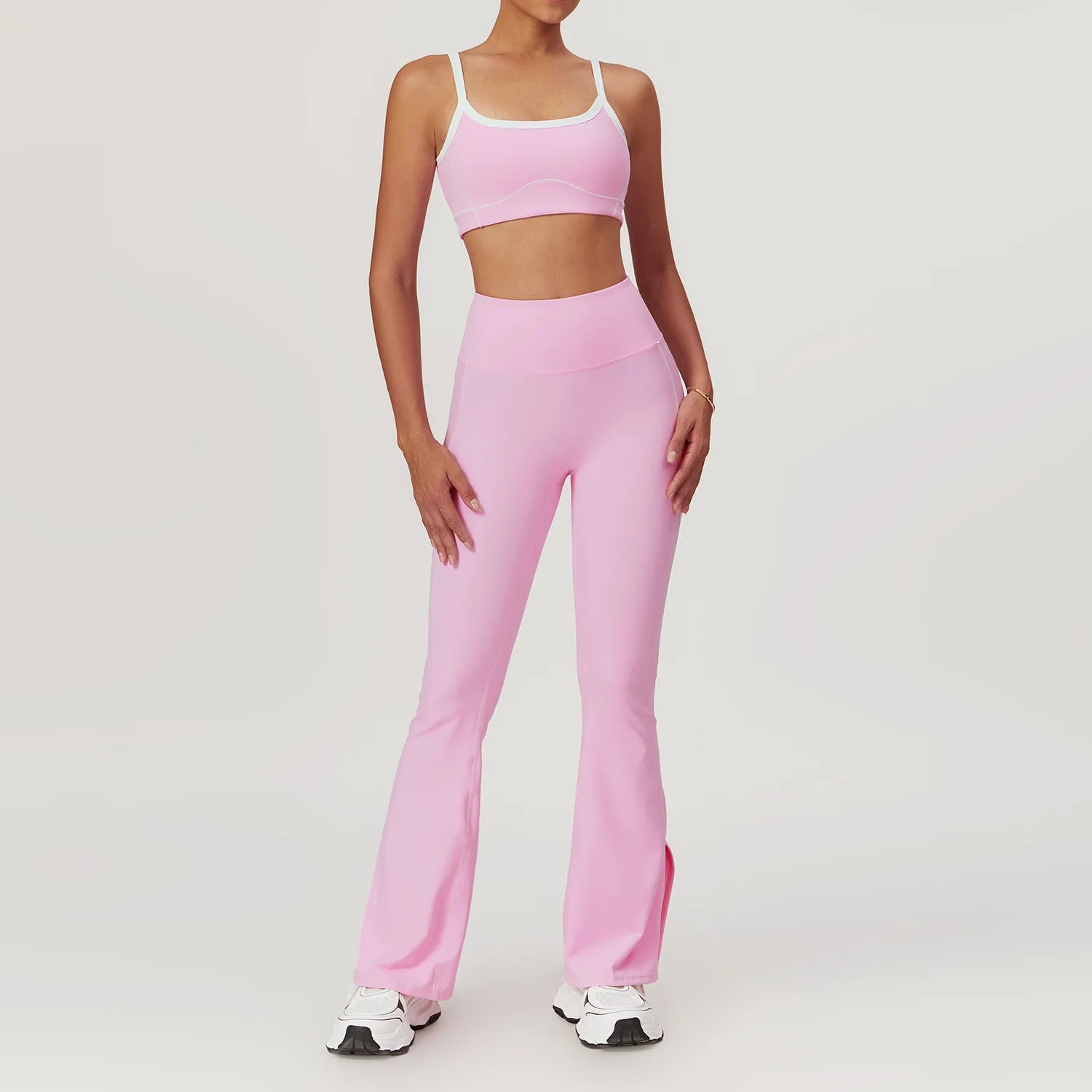 Women's 2-Piece Activewear Set — Sports Bra & High-Waist Leggings