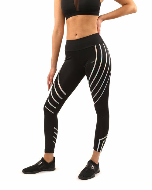 Laguna Activewear Set — High-Waist Leggings & Racerback Sports Bra | Black