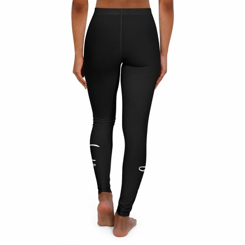 Women's Black Faith Leggings — Christian Inspiration Workout Pants