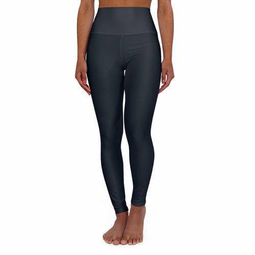 Women's Dark Blue High-Waist Leggings — Yoga & Fitness Pants