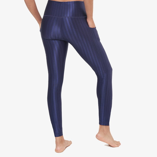 Hi-Rise Square Pocket Leggings - Midnight Zap Pattern