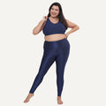 Hi-Rise Square Pocket Leggings - Midnight Zap Pattern