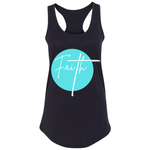 Womens Fitness Tank Top Graphic T-shirt Faith - Christian