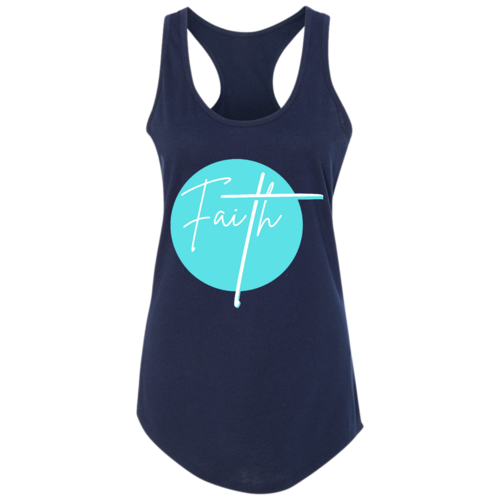 Womens Fitness Tank Top Graphic T-shirt Faith - Christian