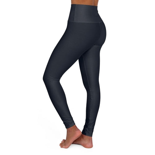 Women's Dark Blue High-Waist Leggings — Yoga & Fitness Pants