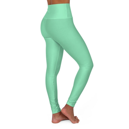 Women's High-Waist Fitness Leggings – Seafoam Green